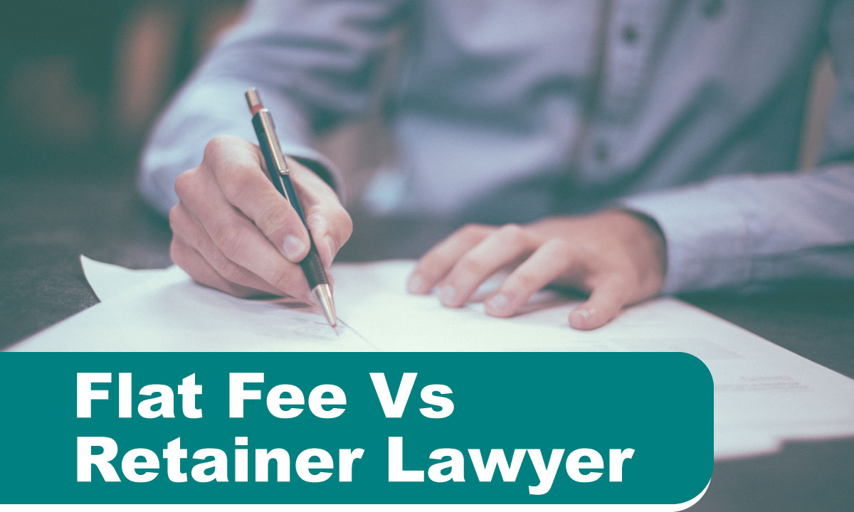 flat fee versus retainer lawyer services